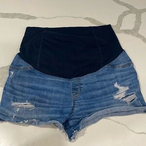 Maternity Denim Shorts